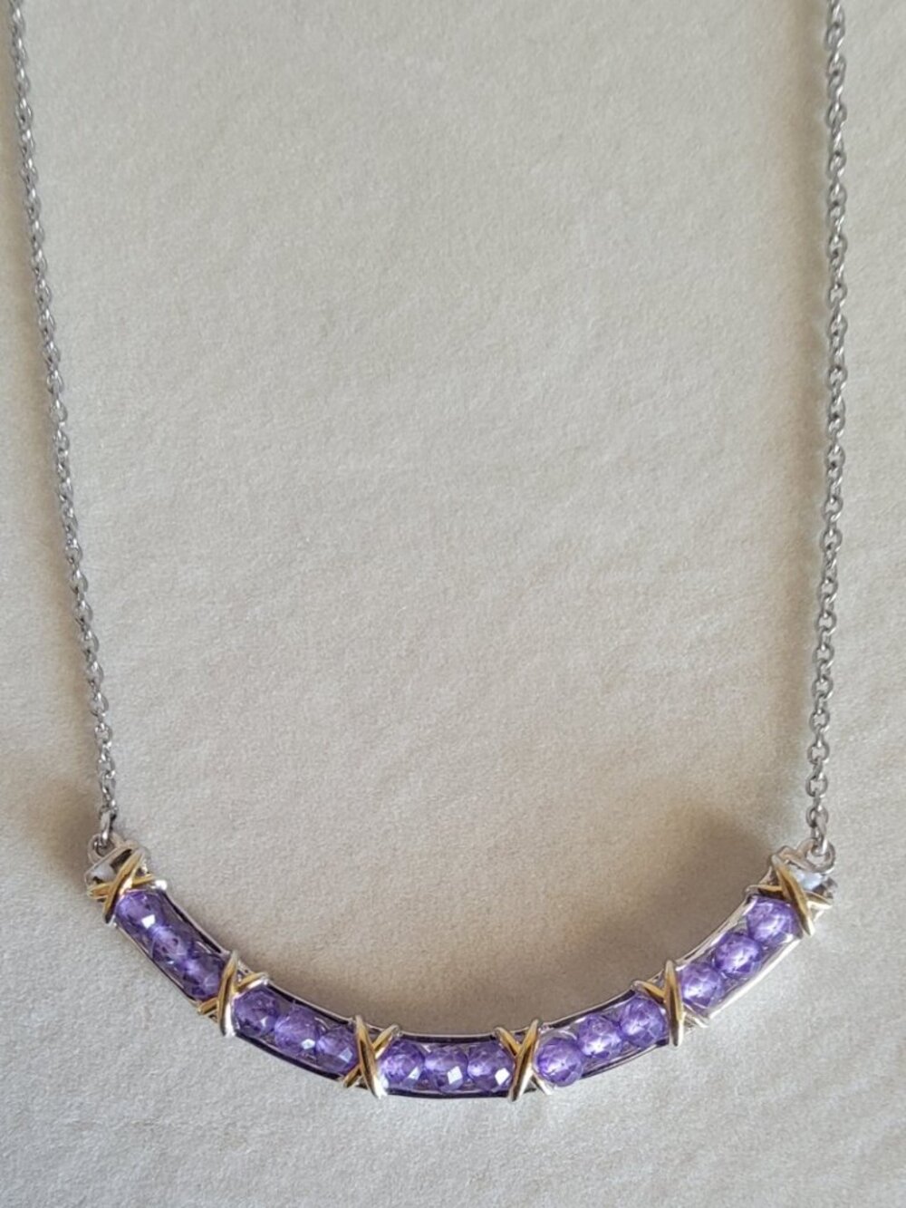 African Amethyst Necklace